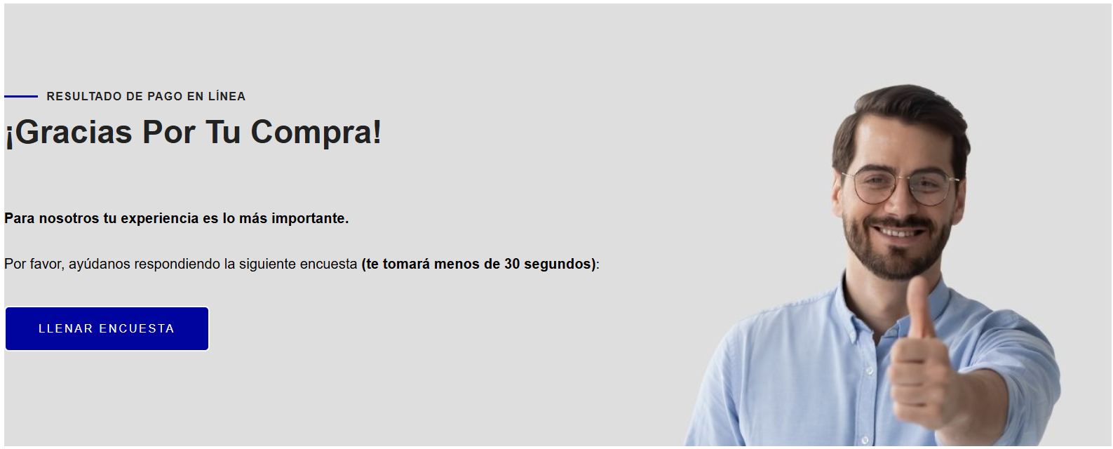 resultado de pago en l&iacute;nea